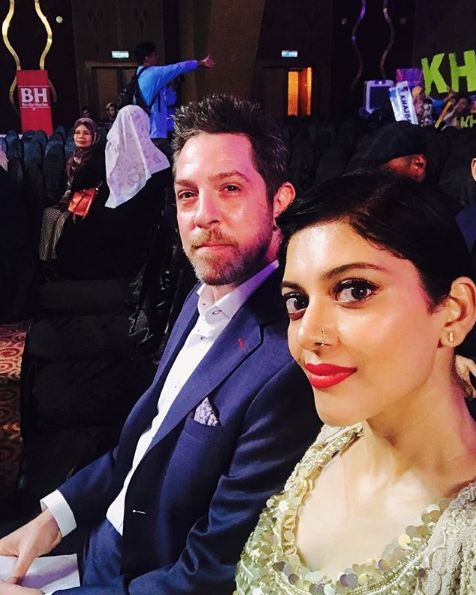 K. Sangeeta and Richard Bradbury was seen together at ABPBH on Sunday. — Picture via Instagram