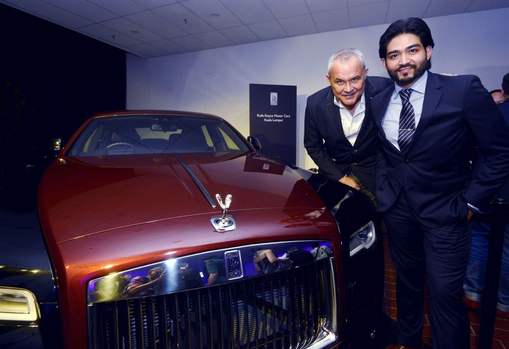 Rolv Reissiger (left) and Rolls-Royce Motor Cars Kuala Lumpur executive director Anas Zamawi Khalid at the launch of the Stylo Gentlemenu00e2u20acu2122s Weekend. u00e2u20acu201d Picture by Ham Abu Bakar
