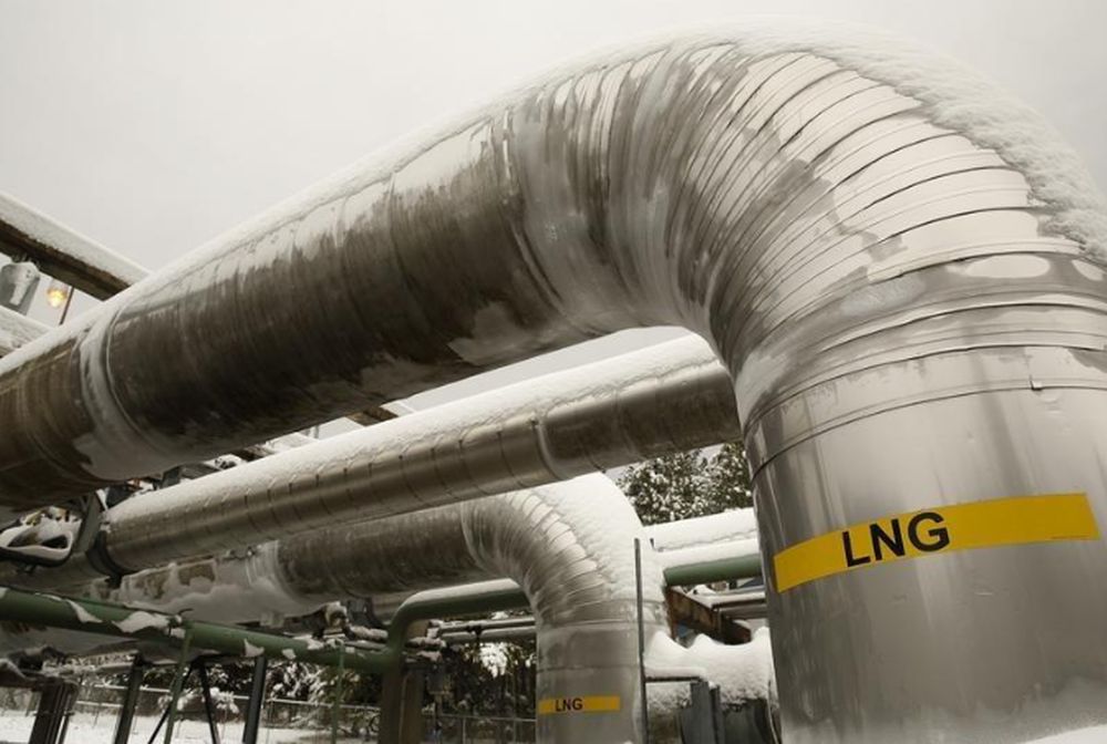 Snow covered transfer lines are seen at the Dominion Cove Point Liquefied Natural Gas (LNG) terminal in Lusby, Maryland March 18, 2014. u00e2u20acu201d Reuters pic