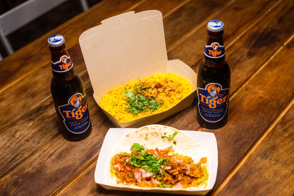 Fancy a satisfying siew yoke biryani and mini tandoori pork ribs tacos? u00e2u20acu201d Picture courtesy of Tiger Beer Malaysia 