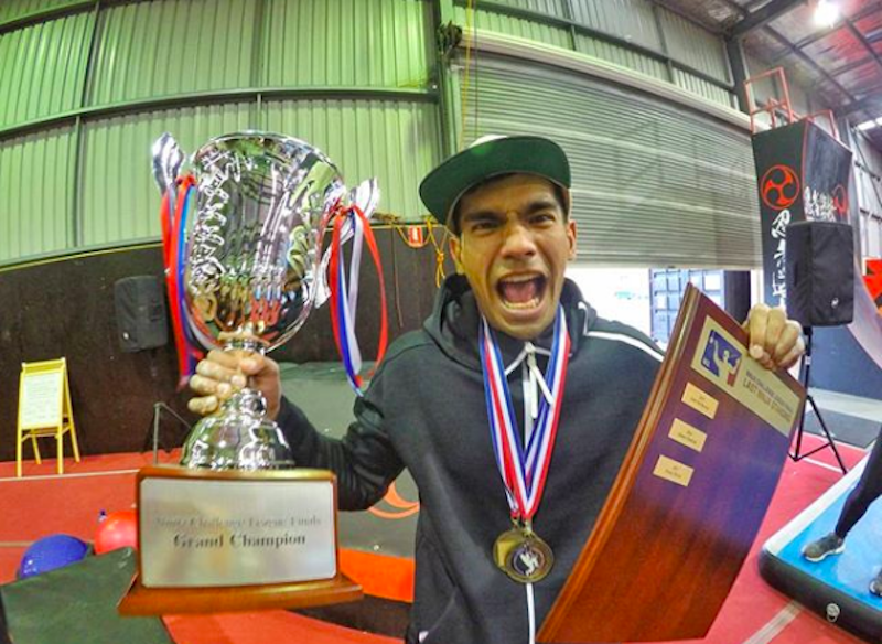 Former Fear Factor Malaysia contestant Mohd Redha Rozlan beat 95 contestants in Australia to win the countryu00e2u20acu2122s Ninja Challenge League grand finals. u00e2u20acu201d Picture courtesy of Instagram/matredho
