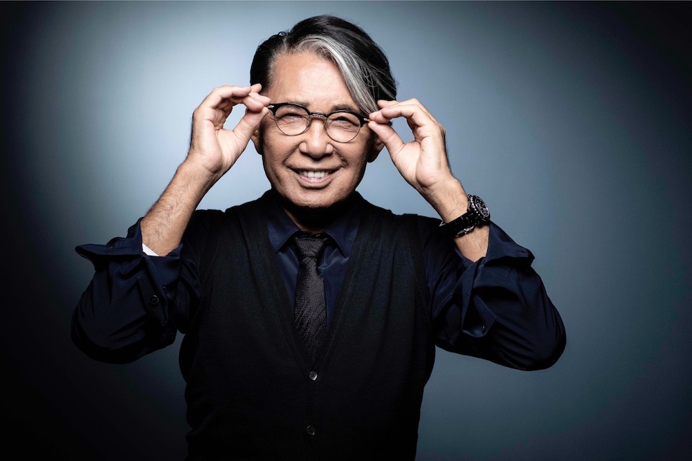 Japanese-French fashion designer Kenzo Takada poses during a photo session in Paris November 14, 2018. u00e2u20acu201d AFP pic