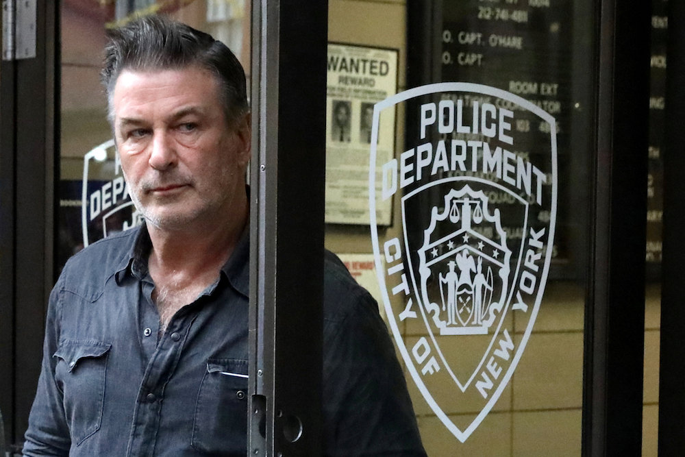 Alec Baldwin exits the 6th precinct of the New York Police Department in New York November 2, 2018. u00e2u20acu201d Reuters pic