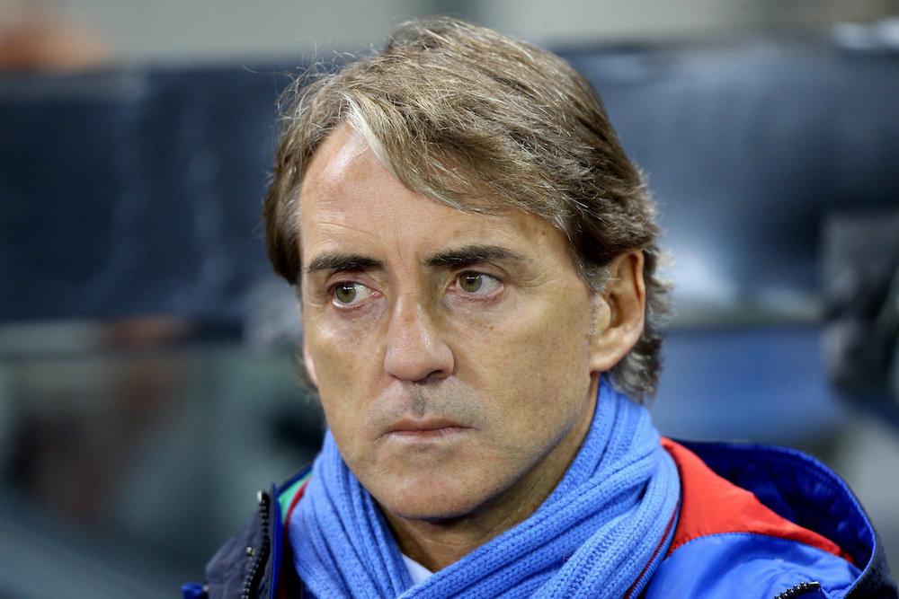 Italy coach Roberto Mancini is seen before the international friendly against the USA in Genk, Belgium November 20, 2018. u00e2u20acu201d Reuters pic