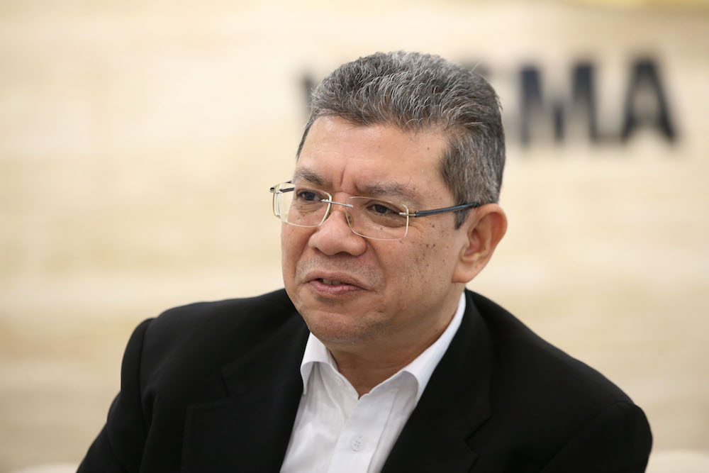 Foreign Minister Datuk Saifuddin Abdullah speaks to Malay Mail at Wisma Putra in Putrajaya November 1, 2018. u00e2u20acu201d Picture by Azinuddin Ghazali