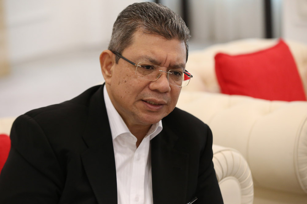 Foreign Minister Datuk Saifuddin Abdullah speaks to Malay Mail at Wisma Putra in Putrajaya November 1, 2018. u00e2u20acu201d Picture by Azinuddin Ghazali