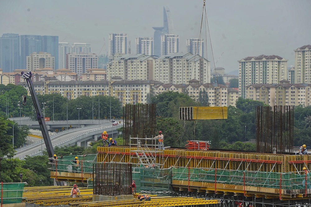 A general view of a building under construction in Kuala Lumpur November 1, 2018. u00e2u20acu201d Picture by Shafwan Zaidon