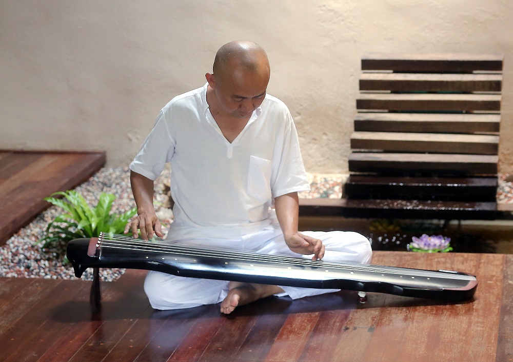 Ng said he learned how to make the guqin through YouTube.