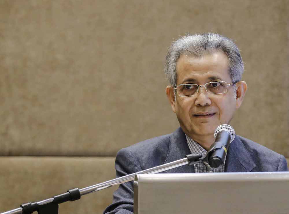 Retired Court of Appeal judge Datuk Seri Hishamudin Yunus said Tan Sri Richard Malanjum is a fearless defender of the integrity of the Federal Constitution and Malaysians' fundamental liberties. — Picture by Firdaus Latif