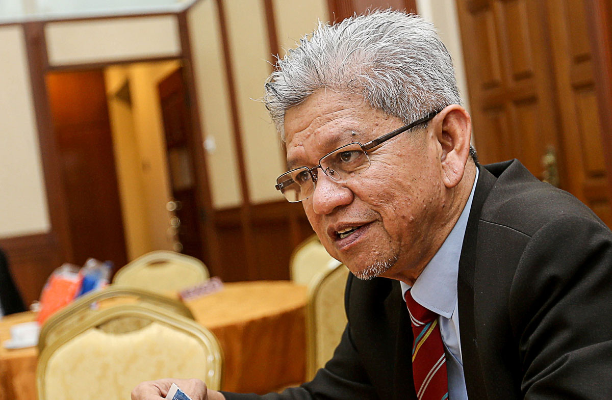 Pinang Tunggal assemblyman Datuk Ahmad Zakiyuddin Abdul Rahman speaks to the press in George Town November 12, 2018. u00e2u20acu201d Picture by Sayuti Zainudin