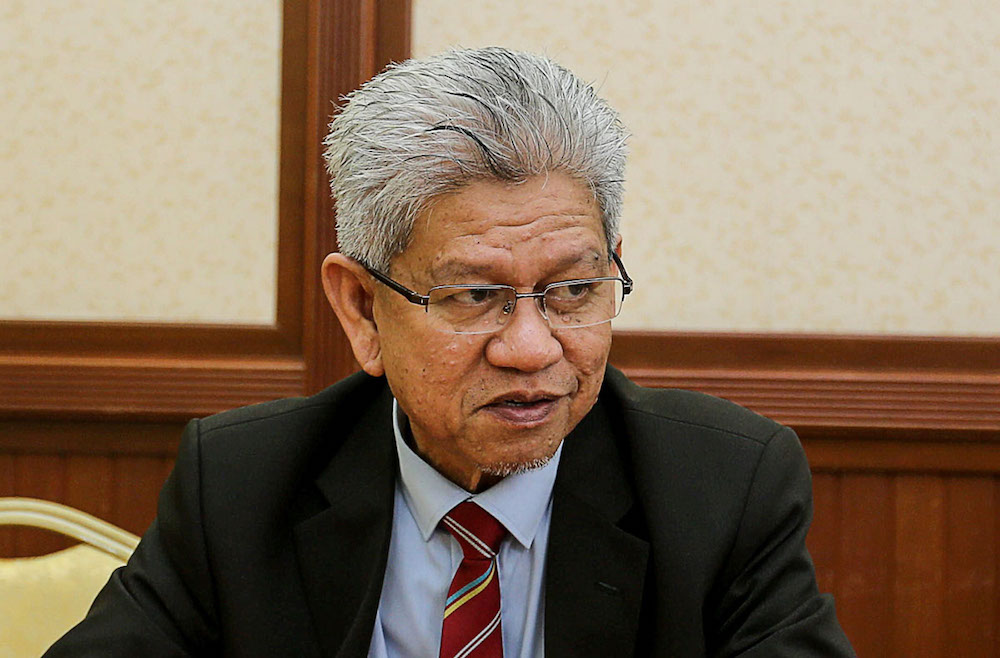 Pinang Tunggal assemblyman Datuk Ahmad Zakiyuddin Abdul Rahman speaks to the press in George Town November 12, 2018. u00e2u20acu201d Picture by Sayuti Zainudin