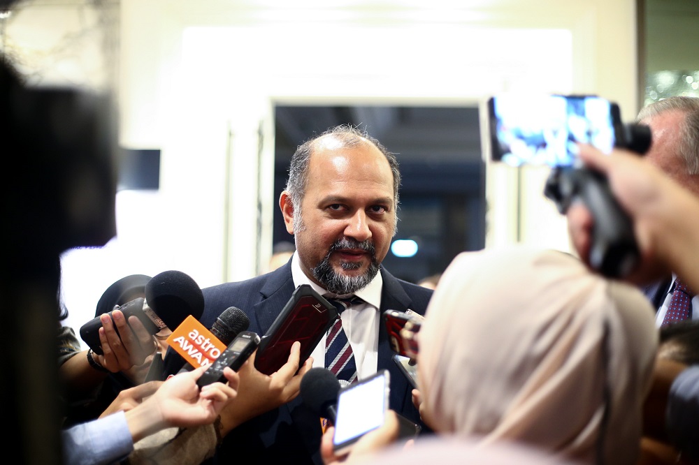 Communications and Multimedia Minister Gobind Singh Deo speaks to reporters in Kuala Lumpur November 13, 2018. u00e2u20acu201d Picture by Ahmad Zamzahuri