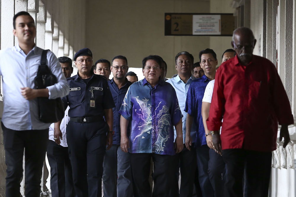 Datuk Seri Tengku Adnan Tengku Mansor leaves the Kuala Lumpur Court Complex November 15, 2018. u00e2u20acu201d Picture by Yusof Mat Isa