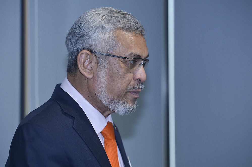 Federal Territories Minister Khalid Samad attends a press conference at Kuala Lumpur City Hall Training Institute (IDB) November 19, 2018. u00e2u20acu201d Picture by Mukhriz Hazim
