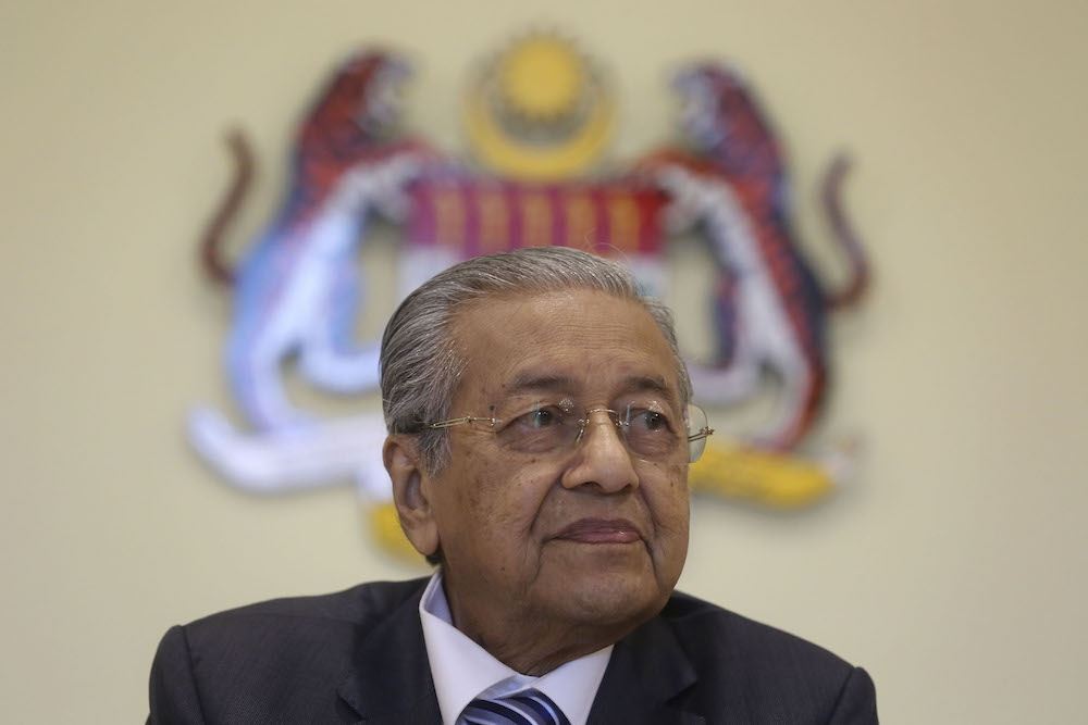 Prime Minister Tun Dr Mahathir Mohamad speaks during a news conference at the Prime Ministeru00e2u20acu2122s Office in Putrajaya November 21, 2018. u00e2u20acu201d Picture by Yusof Mat Isa