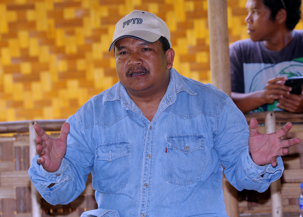 Kampung Toh village chief Jamal Ngah, 42, who represent the Orang Asli community in Pos Kuala Mu, said that the logging activities have been ongoing for decades. — Picture by Farhan Najib