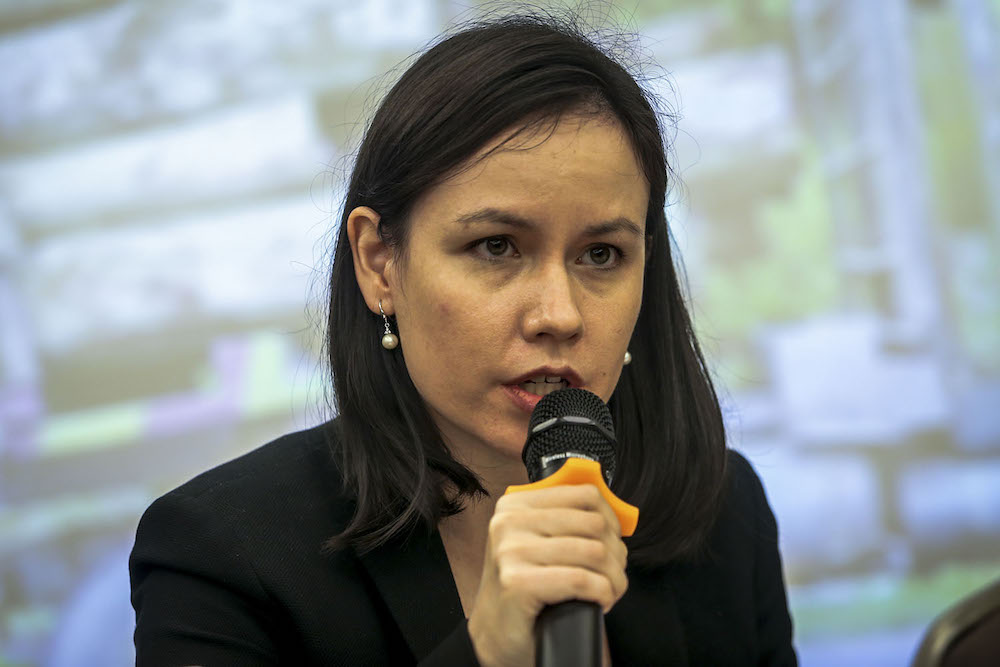 Amnesty Internationalu00e2u20acu2122s Malaysia researcher, Rachel Chhoa-Howard, at the launch of Amnesty International Human Development Report, November 29, 2018. u00e2u20acu201d Picture by Hari Anggara