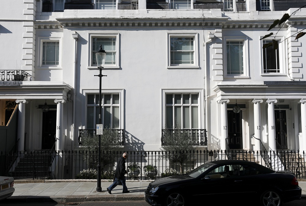An address listed as belonging to Zamira Hajiyeva, the wife of the former chairman of Azerbaijan's largest bank, in seen in the Mayfair district of London, Britain, October 10, 2018. u00e2u20acu201d Reuters pic