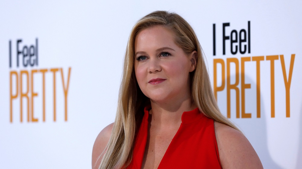 Cast member Amy Schumer poses at the premiere of 'I Feel Pretty' in Los Angeles, California, April 17, 2018. u00e2u20acu201d Reuters pic