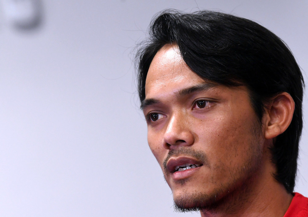 Tigers captain Sukri Abdul Mutalib speaks to the press in Kuala Lumpur November 12, 2018. u00e2u20acu201d Bernama pic