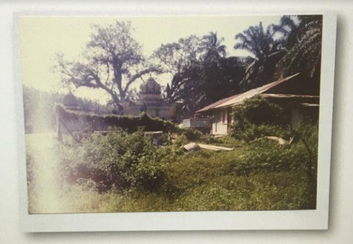 A view of the temple in 1992 when its entrance was located at the back. — Screengrab of picture courtesy of K. Chellappa