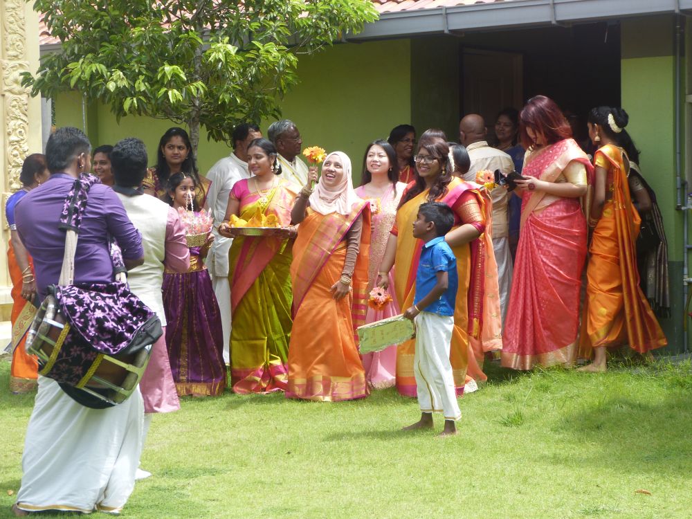 Multiculturalism in full play in Melaka.