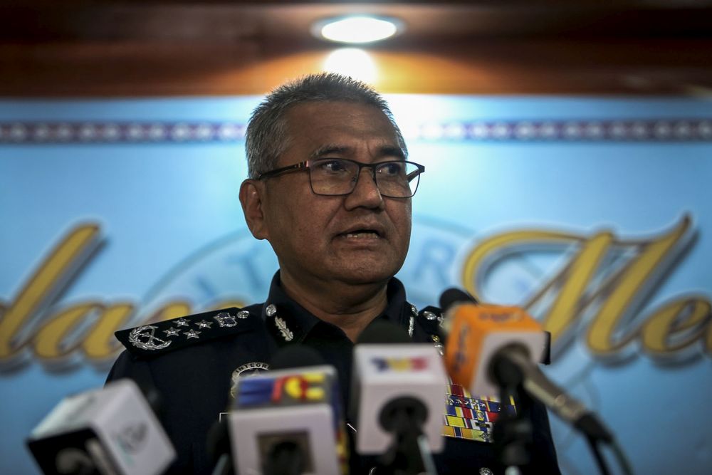 Inspector-General of Police Tan Sri Mohamad Fuzi Harun speaks at the Royal Malaysia Police College of Kuala Lumpur on November 29, 2018. u00e2u20acu2022 Picture by Hari Anggarann