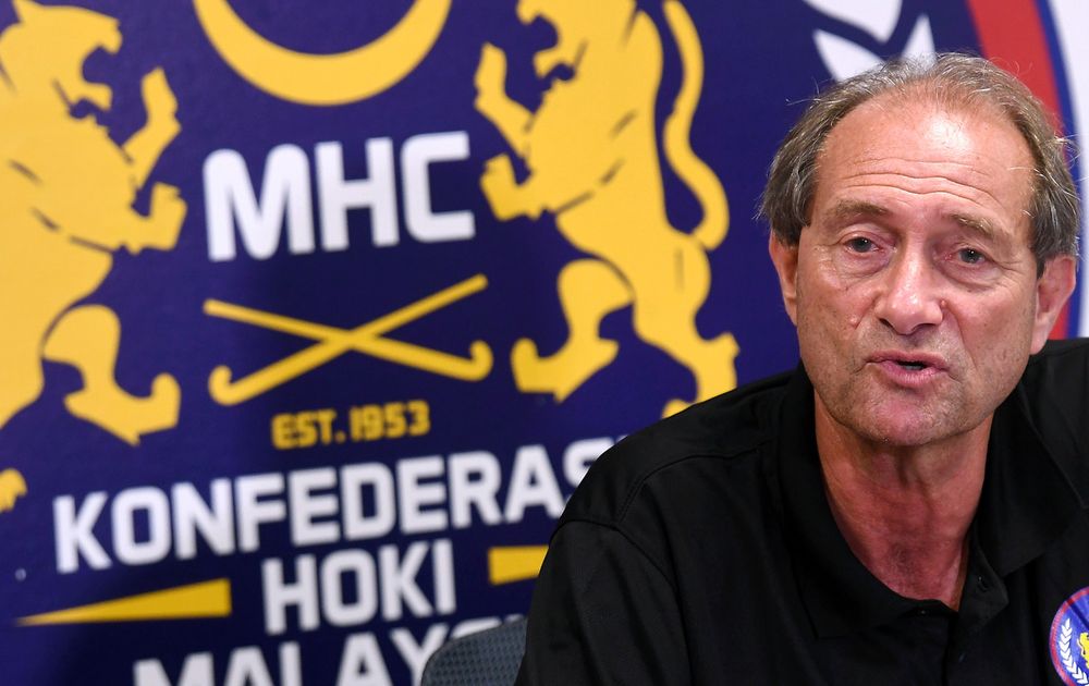 National hockey team head coach Roelant Oltmans at a media conference on the announcement of the list of players for the 2018 World Cup Hockey Tournament in Bhubaneswar, India, November 12, 2018. u00e2u20acu201d Bernama pic