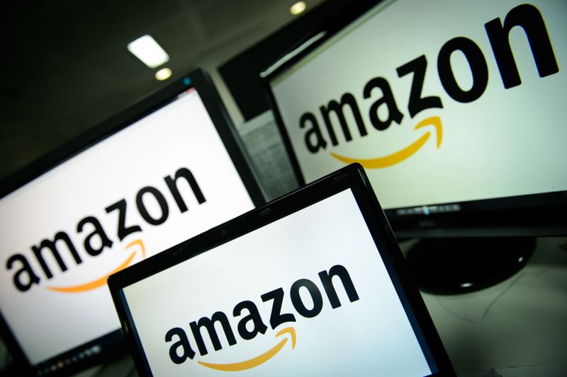 A picture shows the logo of the online retailer Amazon dispalyed on computer screens in London. u00e2u20acu2022 AFP pic