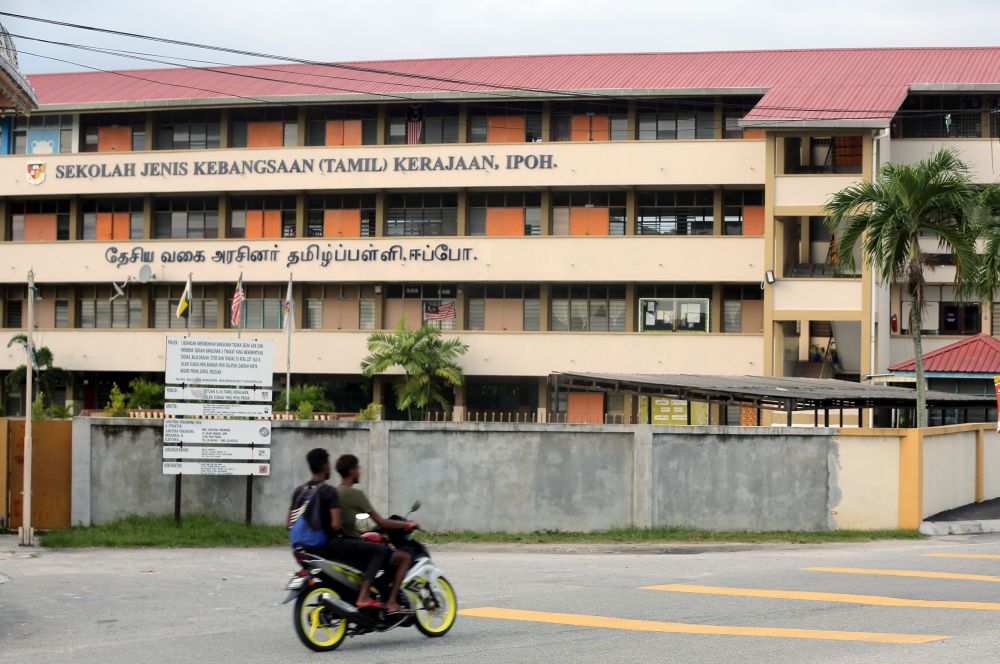 A general view of Sekolah Jenis Kebangsaan (Tamil) Kerajaan in Ipoh November 2, 2018. — Picture by Farhan Najib