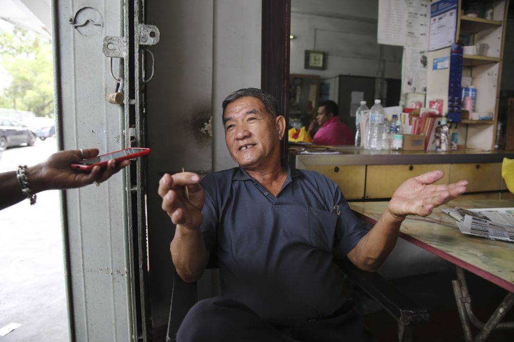 Ng Ket Leng, 69, speaks to Malay Mail during an interview in Subang November 12, 2018. 