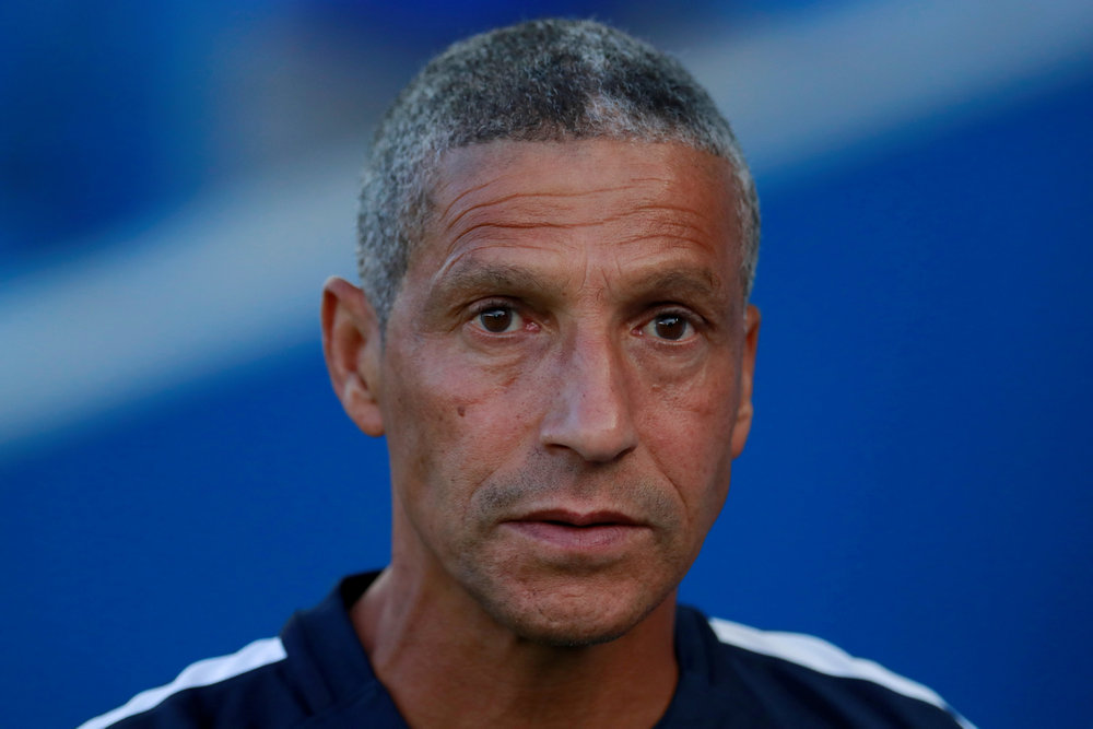 Brighton manager Chris Hughton during a friendly match with FC Nantes at Brighton August 3, 2018. u00e2u20acu201d Reuters pic 