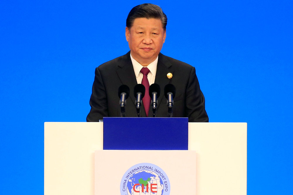 Chinese President Xi Jinping at the opening ceremony for the first China International Import Expo (CIIE) in Shanghai November 5, 2018. u00e2u20acu201d Reuters pic