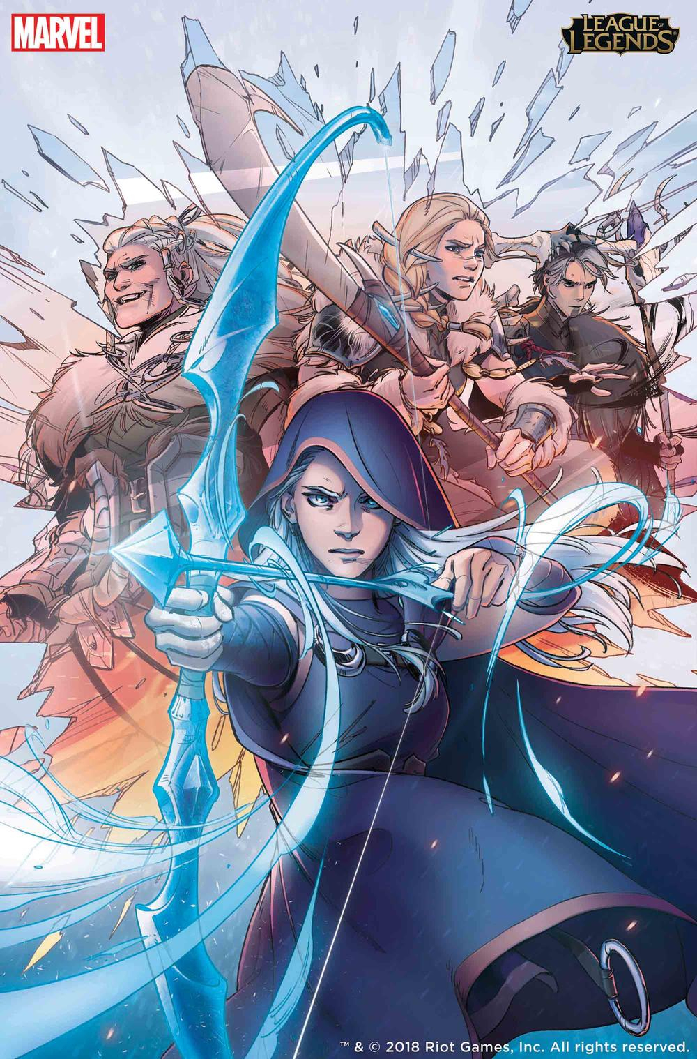 'League of Legends' Ashe: Warmother' debuts December 19 digitally and May 2019 in print. u00e2u20acu201d Picture courtesy of Marvel/Riot Gamesn