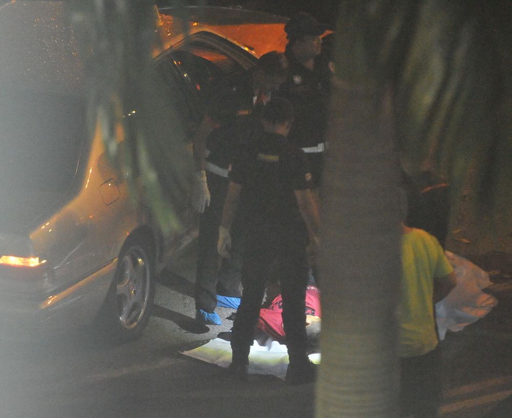 Four of the robbers were killed at the scene.