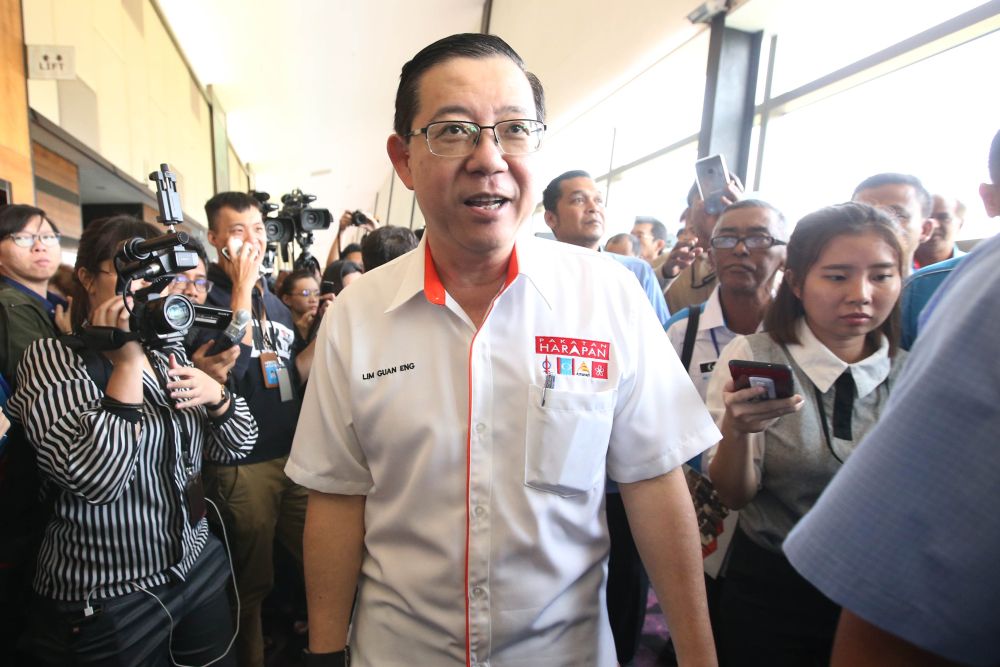 Finance Minister Lim Guan Eng attends the PKR National Congress 2018 in Shah Alam November 17, 2018. u00e2u20acu2022 Picture by Azinuddin Ghazali