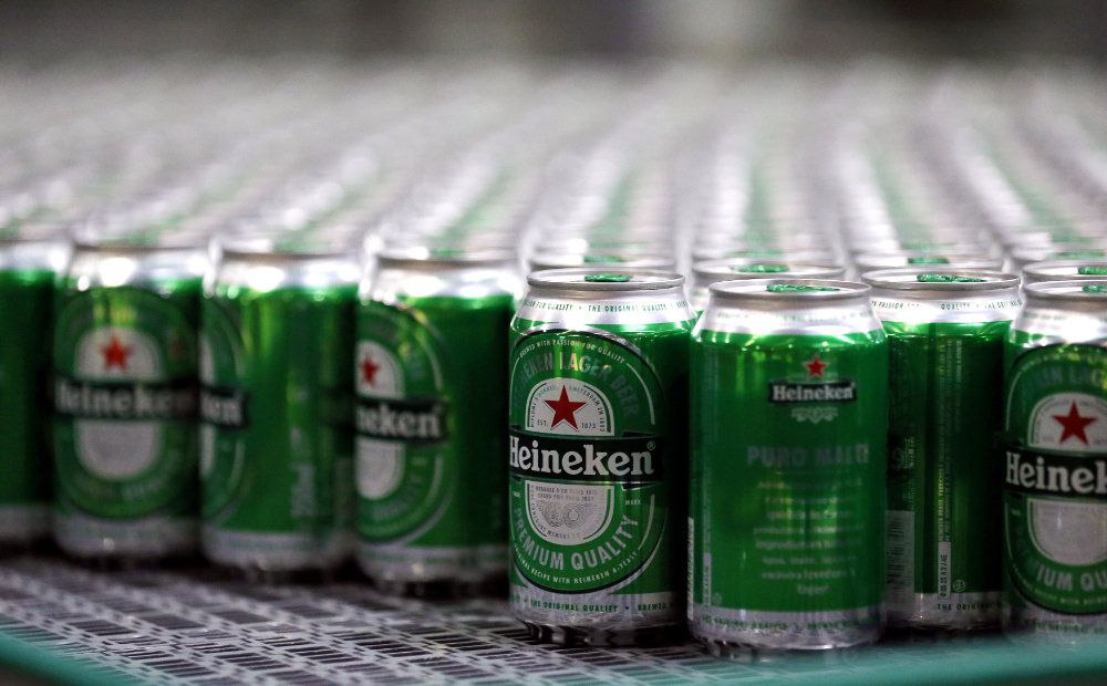 Heineken beers are seen on a production line at the Heineken brewery in Jacarei, Brazil June 12, 2018. u00e2u20acu201d Reuters pic
