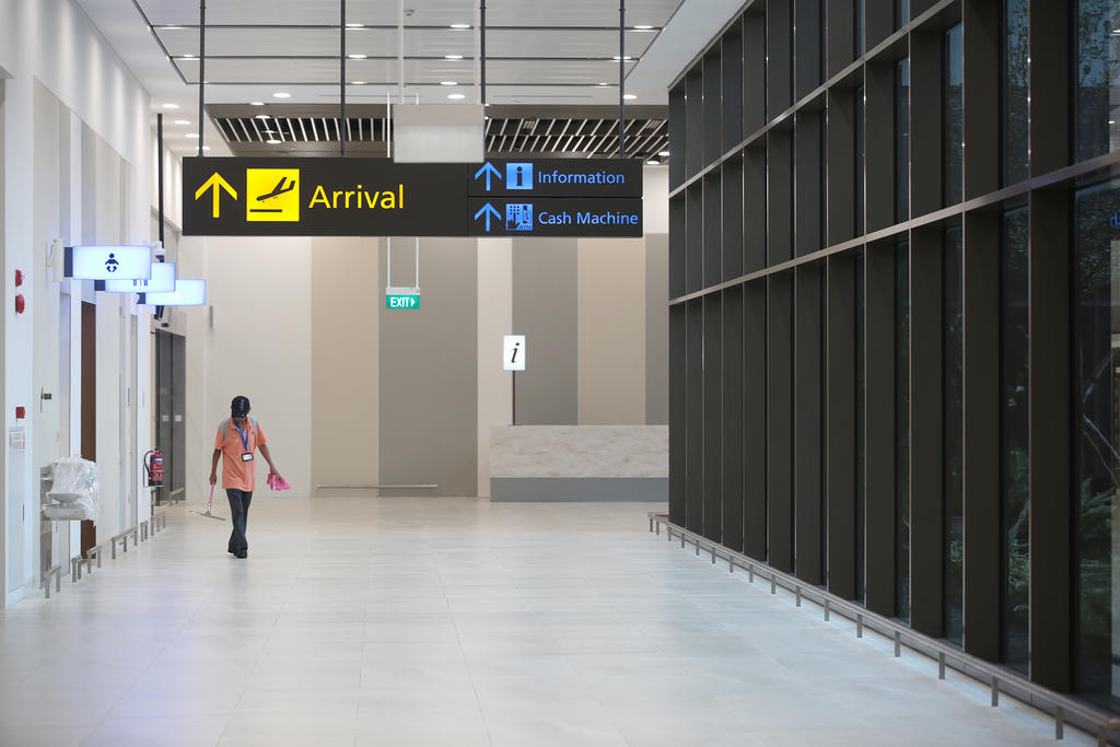 Scheduled turboprop flights will start operating from the new Seletar terminal from December 1. u00e2u20acu201d TODAY pic