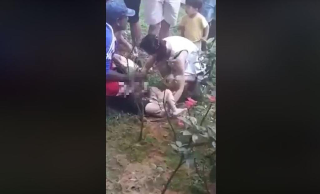 The toddler was standing on a stool when he fell from the window of his flat. u00e2u20acu201d Picture courtesy of Social Media