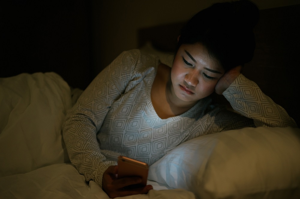 The researchers also found that students with four or more technological devices in their bedroom had significantly less sleep when compared to those with three or fewer devices. u00e2u20acu201d AFP pic