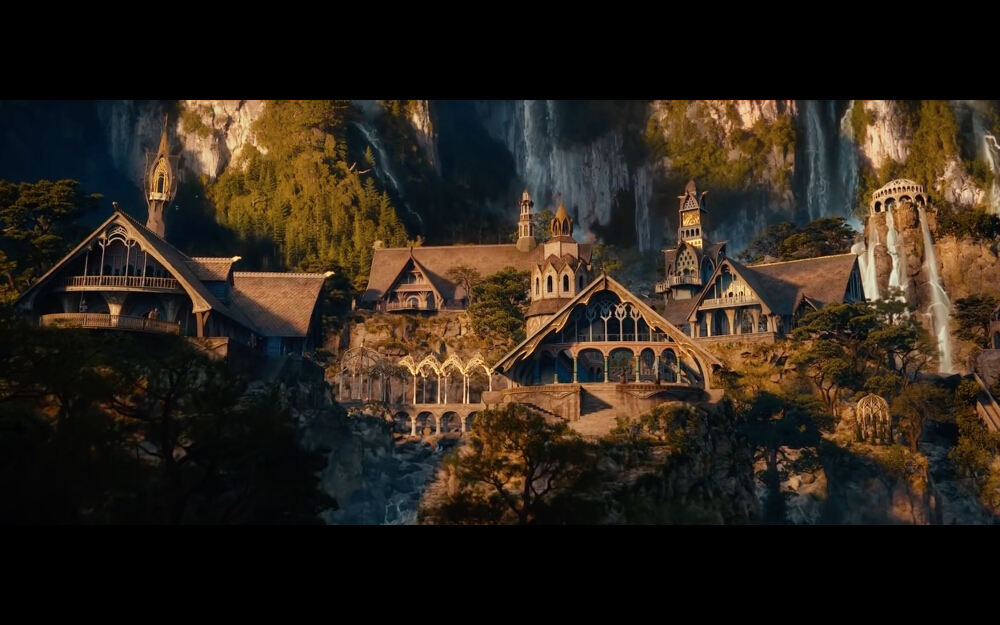 Make sure to stop by the dreamy world of Rivendell on your adventure through Middle-earth. — Screengrab from YouTube/Warner Bros Pictures