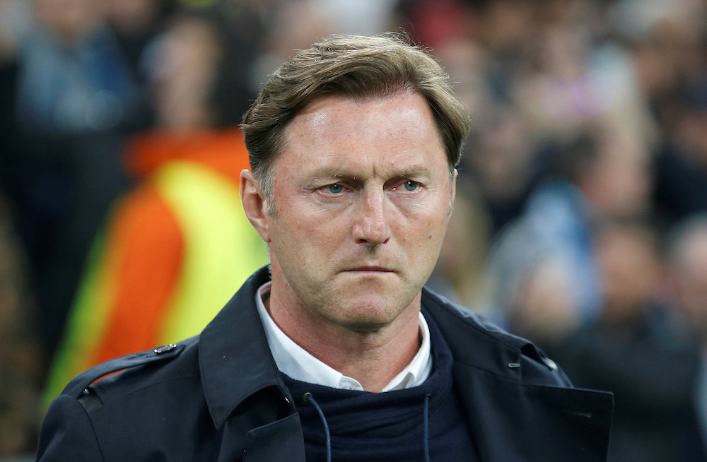 RB Leipzig coach Ralph Hasenhuettl is seen before the Europa League Quarter-Final Second Leg match against Olympique Marseille in Marseille April 12, 2018. u00e2u20acu201d Reuters pic