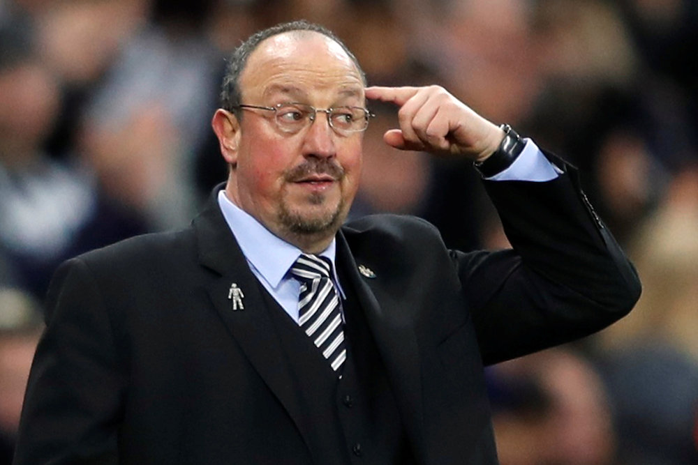 Newcastle United manager Rafael Benitez gestures during the Premier League match against Wolverhampton Wanderers in Newcastle December 9, 2018. u00e2u20acu201d Action Images pic via Reuters