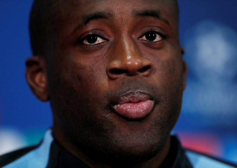 Manchester City's Yaya Toure during the press conference at the Metalist Stadium in Kharkiv, Ukraine December 5, 2017. u00e2u20acu201d Picture by Action Images via Reuters