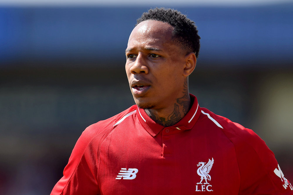Liverpoolu00e2u20acu2122s Nathaniel Clyne is seen during the pre-season friendly with Chester in Chester July 7, 2018. u00e2u20acu201d Action Images pic via Reuters