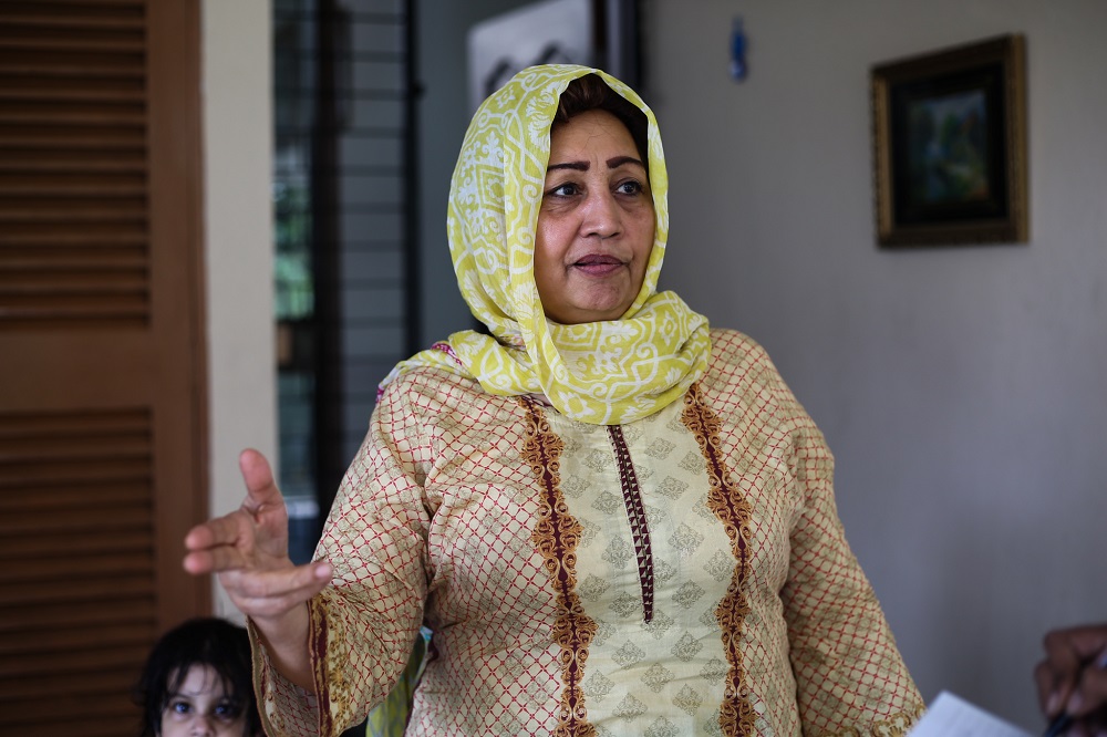 Shahida Malik Ibrahim speaks to Malay Mail in Kuala Lumpur December 7, 2018. — Picture by Ahmad Zamzahuri