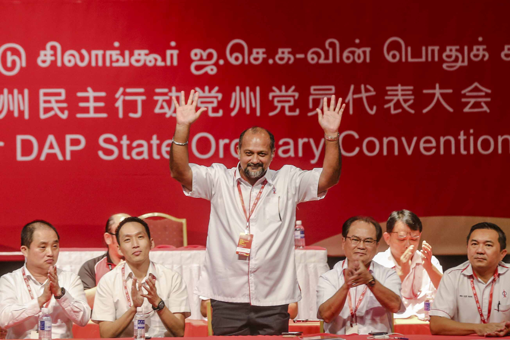 New Selangor DAP chairman Gobind Singh Deo speaks during a press conference in Petaling Jaya December 9, 2018. u00e2u20acu201d Picture by Firdaus Latif