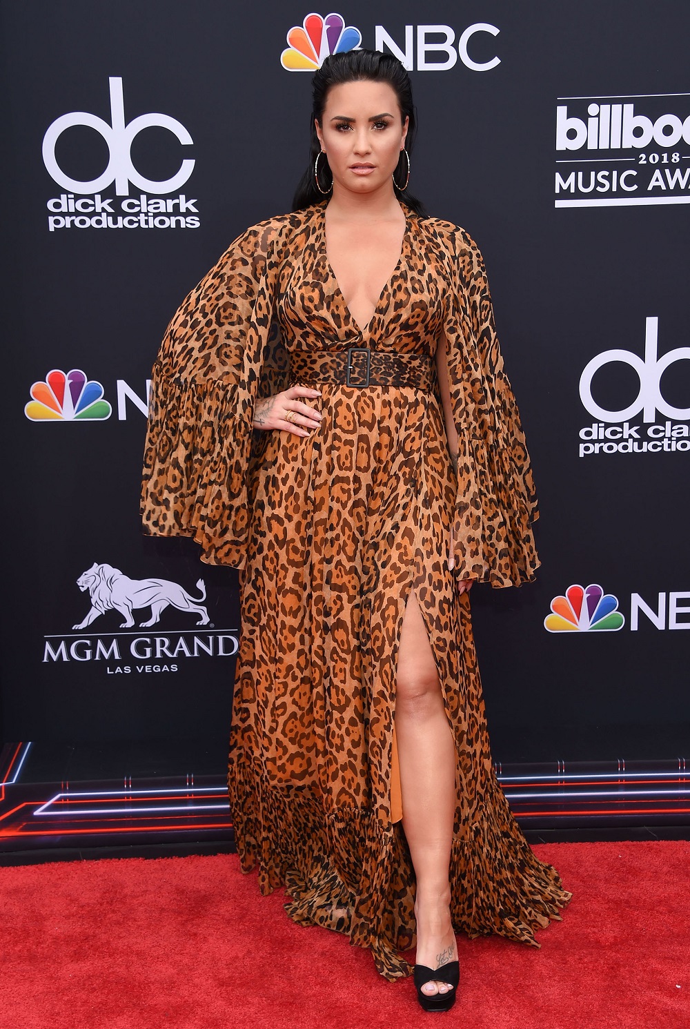 Singer/songwriter Demi Lovato at the 2018 Billboard Music Awards 2018. — AFP pic