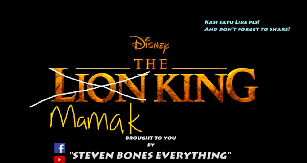 One YouTuber has decided to incorporate his adoration for the local mamaks into a parody video.u00e2u20acu201d YouTube screencap