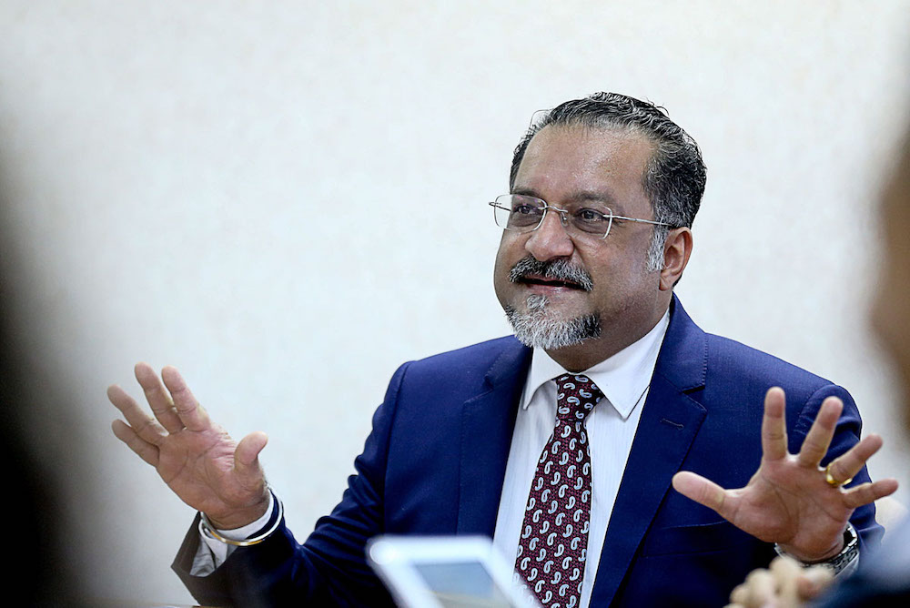 State housing, local government, town and country planning committee Jagdeep Singh Deo speaks to the press regarding the overhang housing units in Penang December 31, 2018. u00e2u20acu201d Picture by Sayuti Zainudin